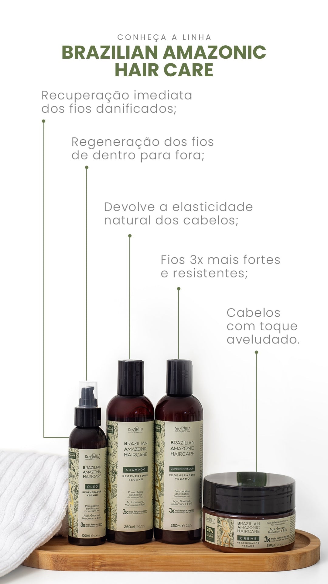 Conheça a linha BRAZILIAN AMAZONIC HAIR CARE